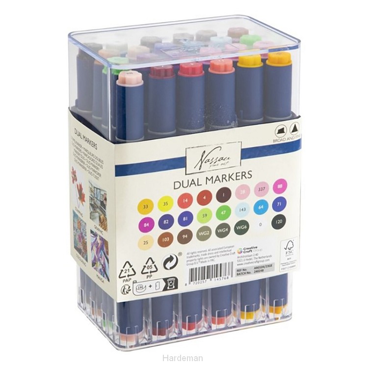 Alcoholmarkers duo punt (24st)