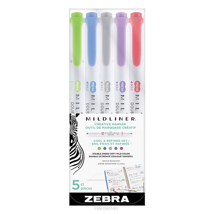 Highlighter-Midliner Cool (5stuks)