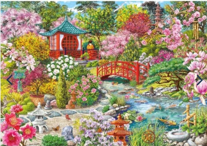 Puzzel The Japanese garden (100XXXL)
