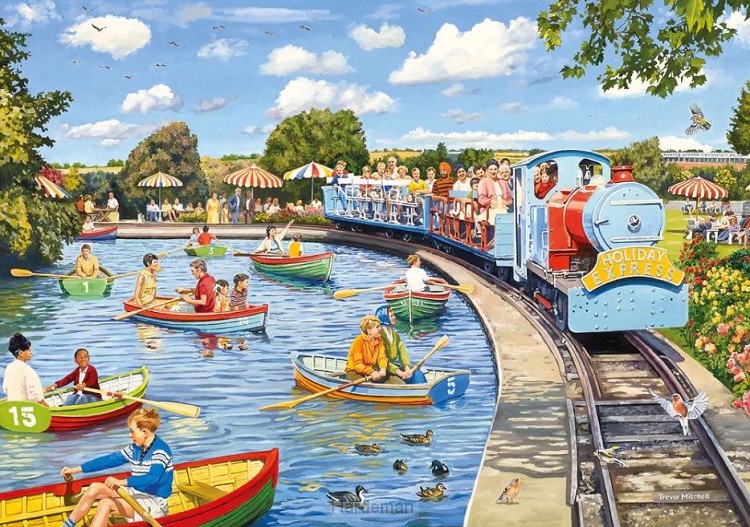 Puzzel The Boating Lake (1000)