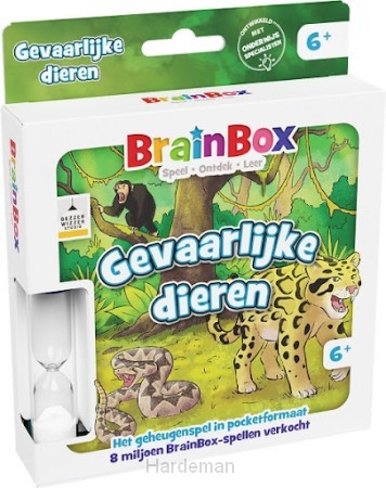 Spel Brainbox pocket gevaarlijke dieren