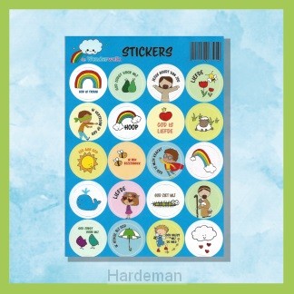 Stickervel christelijk