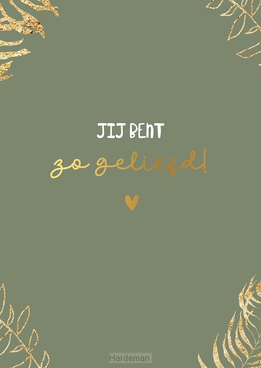 Poster A4 Jij bent zo geliefd