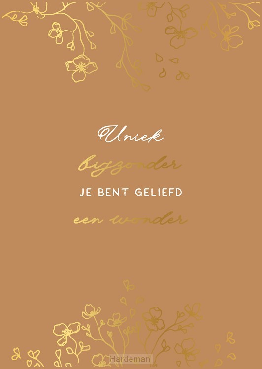 Poster A4 Uniek, bijzonder