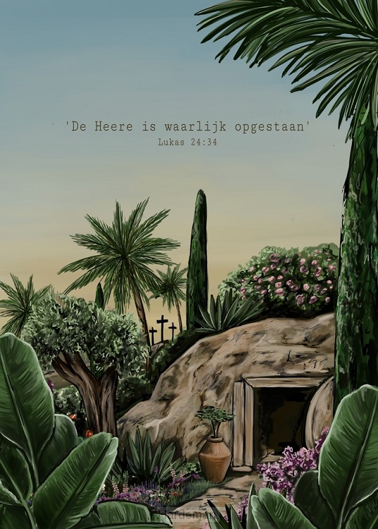 Poster A4 De Heere is waarlijk