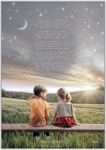 Poster A4 Ik ga slapen