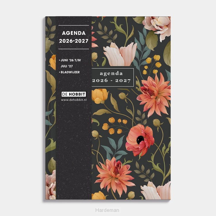 SCHOOLAGENDA 2026-2027 ±A5 VINTAGE BLOEM
