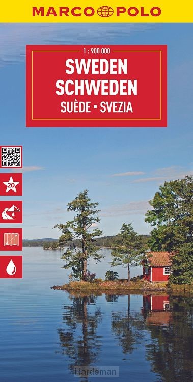 Marco Polo Wegenkaart Zweden