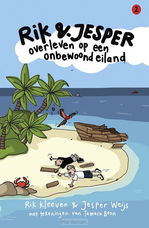 Rik en Jesper overleven op een onbewoond eiland