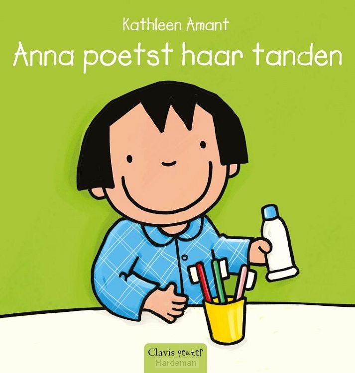 Anna poetst haar tanden /