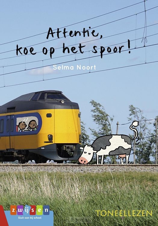 Attentie, koe op het spoor!