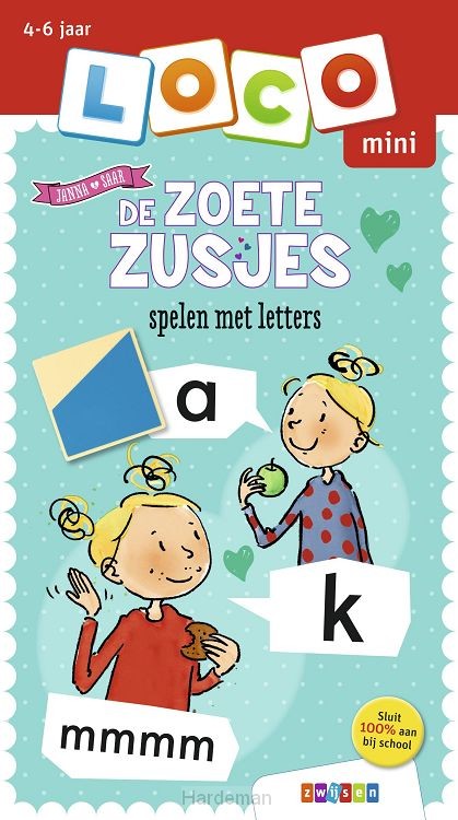 Loco mini De Zoete Zusjes spelen met letters