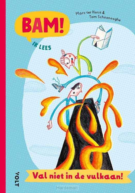 Val niet in de vulkaan!