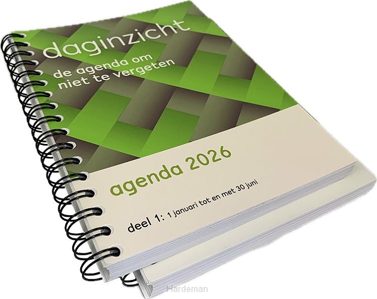 Daginzicht agenda 2026 : de agenda om niet te vergeten