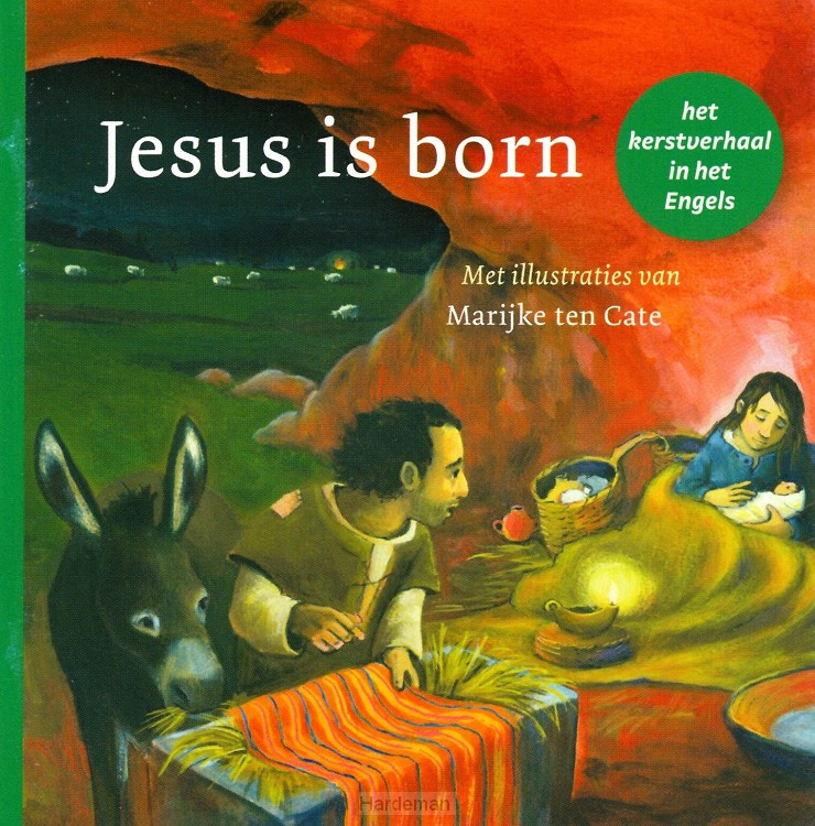 Jesus is born engels miniboekje