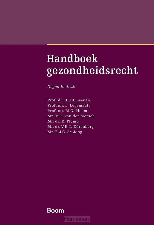 Handboek gezondheidsrecht