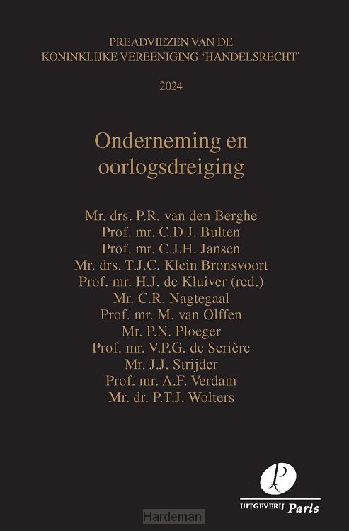 Onderneming en oorlogsdreiging / 2024