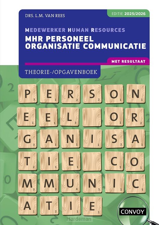 2025/2026 / MHR personeel organisatie communicatie / Theorie-/opgavenboek