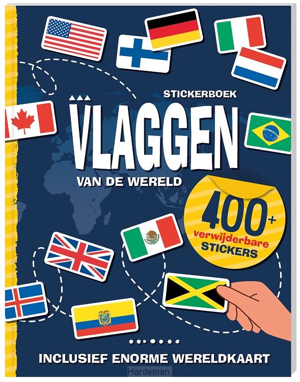 Stickerboek Vlaggen van de wereld