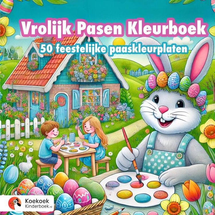 Vrolijk Pasen Kleurboek