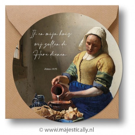 Cirkelcadeau melkmeisje ik en mijn huis