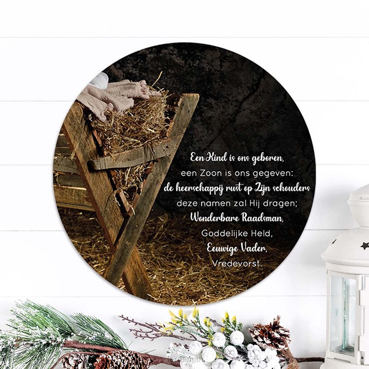 Kerstcirkel een Kind is ons geboren