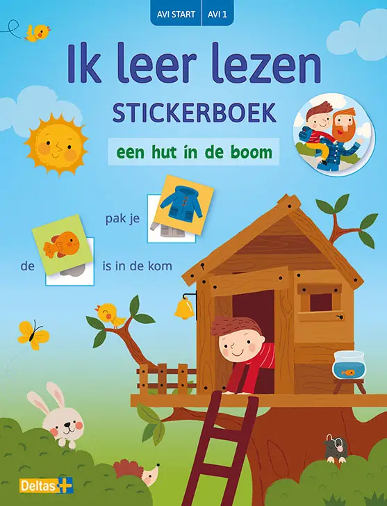 Ik leer lezen - een hut in de boom
