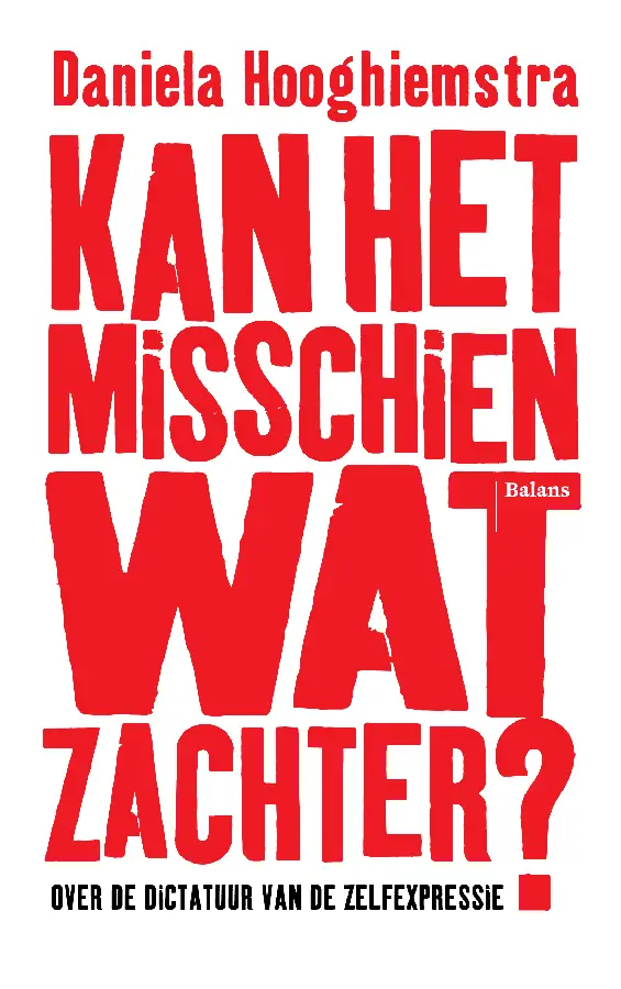 Kan het misschien wat zachter?