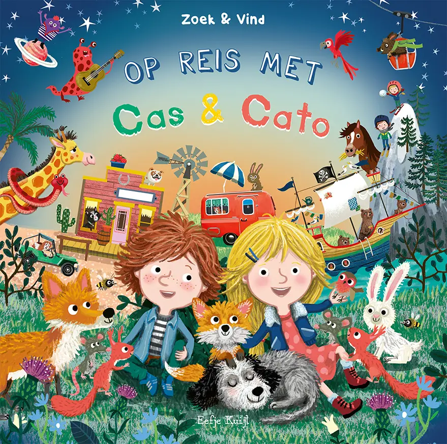 Op reis met Cas & Cato - zoekboek