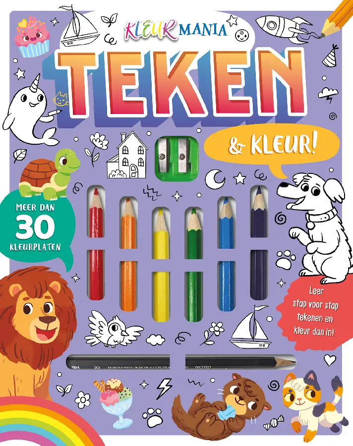 Teken & kleur! - Kleurmania