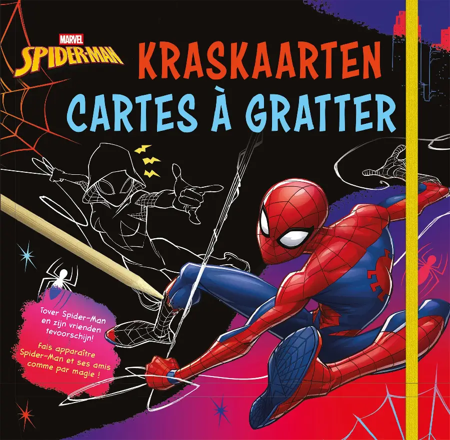 Marvel Spider-Man Kraskaarten / Marvel Spider-Man Cartes à gratter