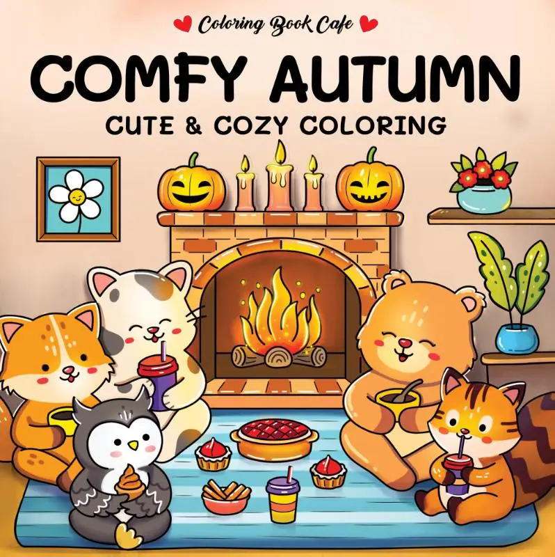 Comfy autumn - Coloring Book Cafe