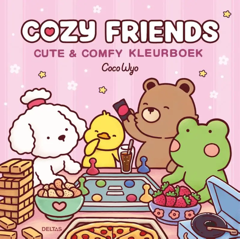 Cozy Friends Cute & Comfy kleurboek Coco Wyo