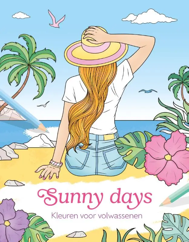 Sunny days - Kleuren voor volwassenen