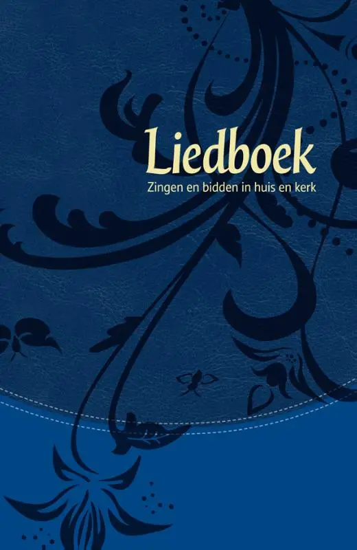 Liedboek nieuw blauw softcover goudsnede