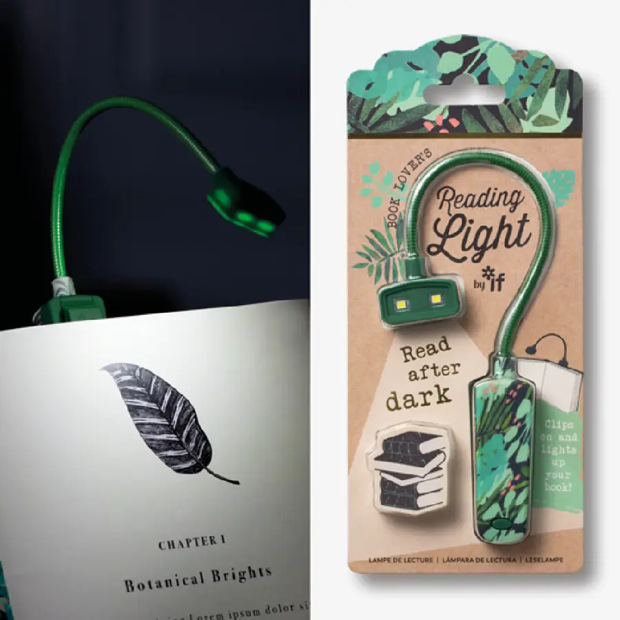 Book Lover's Reading Light - Botanical