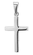 Silver pendant cross 19x9x1mm