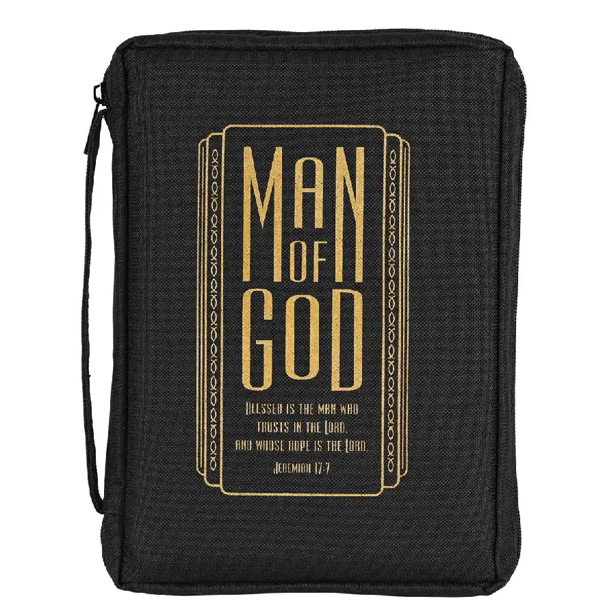 Biblecover Large Black Man of God