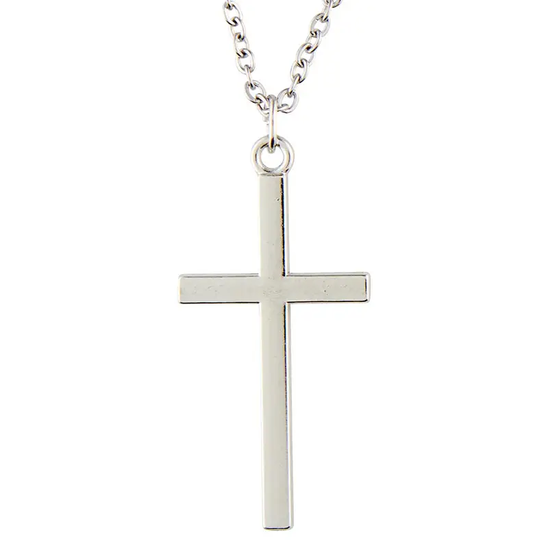 Pendant Cross Silverplated 3,8cm