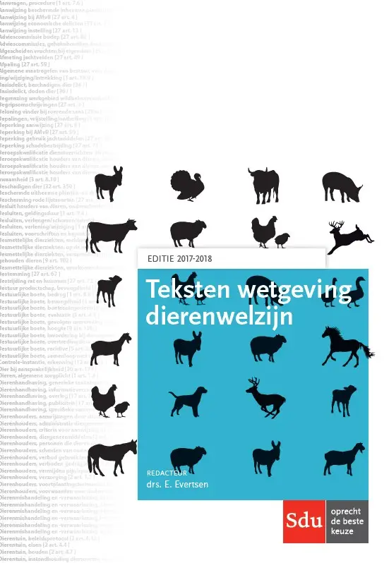 Teksten Wetgeving Dierenwelzijn / 2017-2018