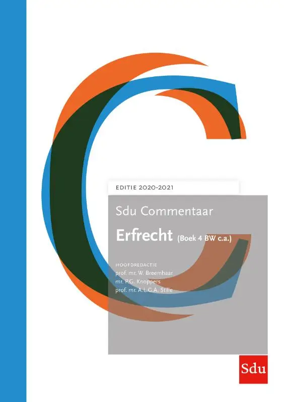 Sdu Commentaar Erfrecht (Boek 4 BW c.a.) 2020-2021