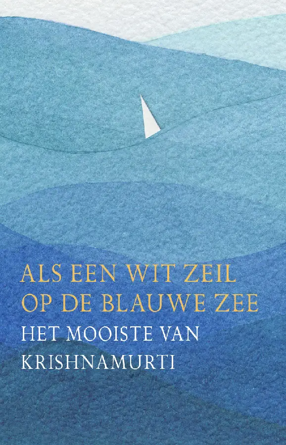 Als een wit zeil op de blauwe zee