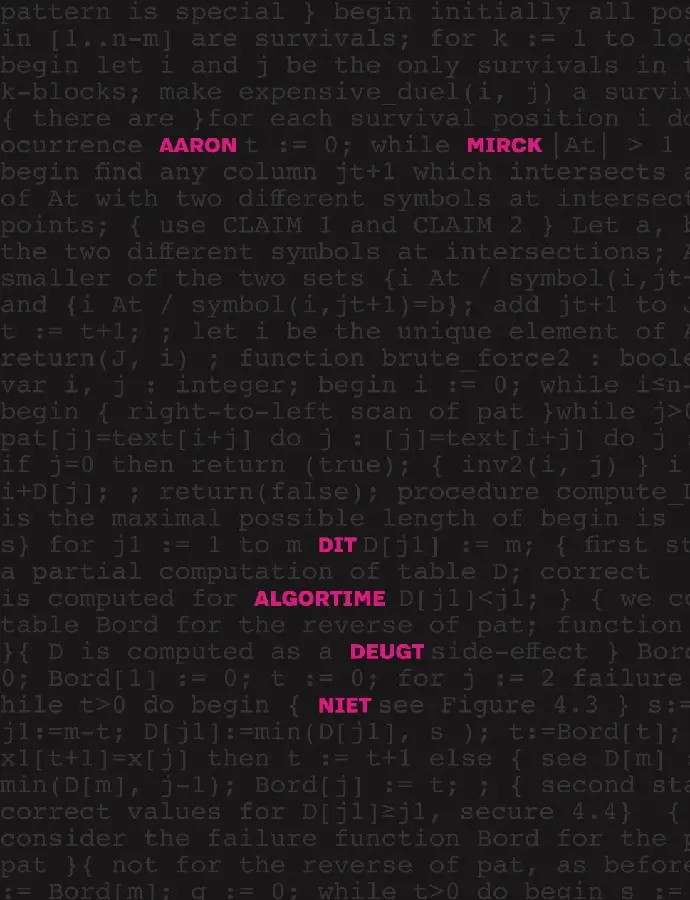 Dit Algoritme Deugt Niet