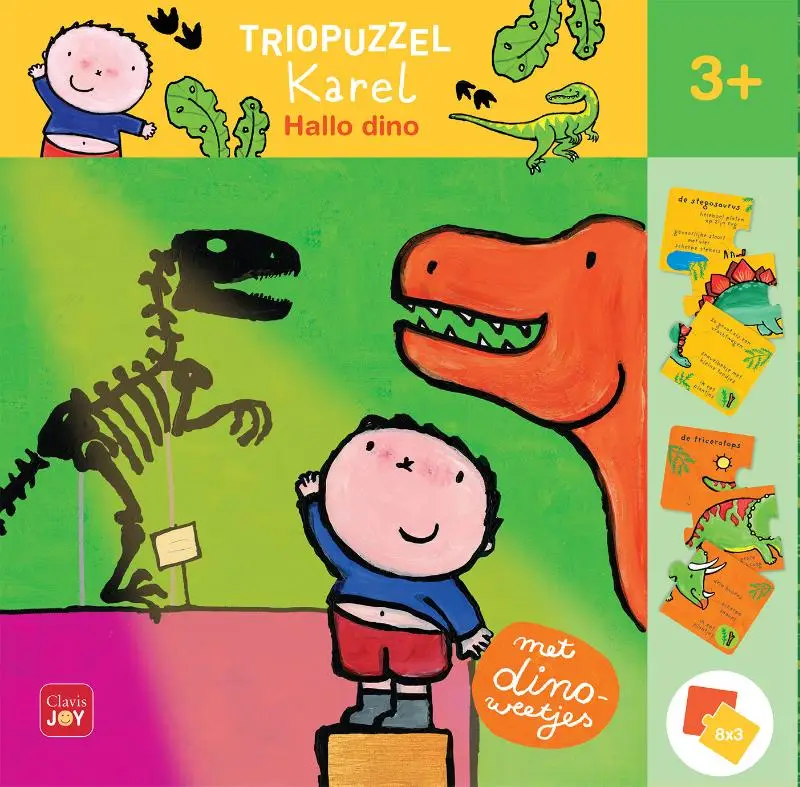 Triopuzzel Karel. Hallo dino