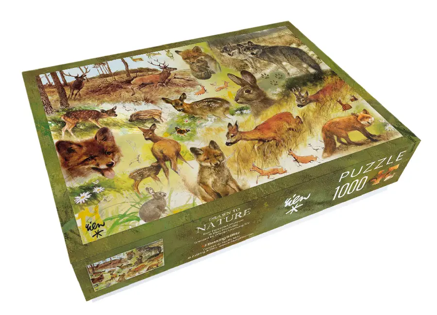Puzzel 1.000 st Drawn to Nature Rien Poortvliet