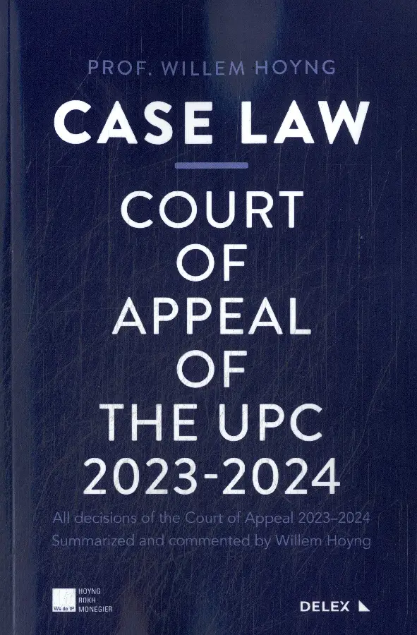 Case law - Court of Appeal of the UPC 2023-2024