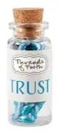 Bottled thread of faith bracelets