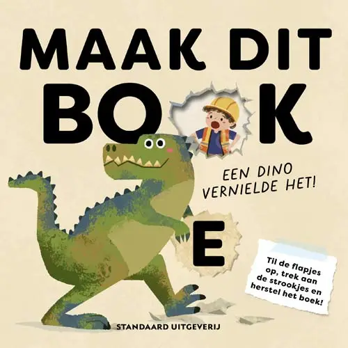 Maak dit boek - Een dino vernielde het