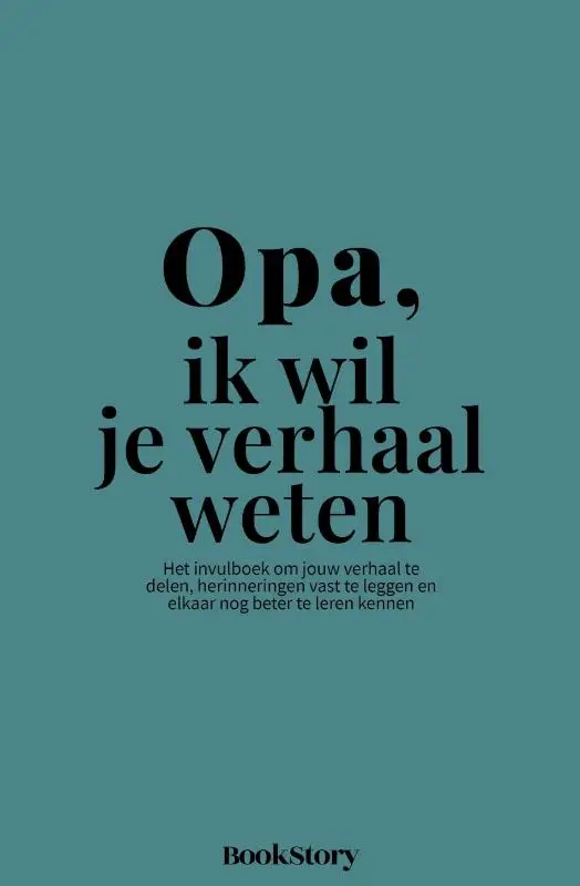 Opa, ik wil je verhaal weten