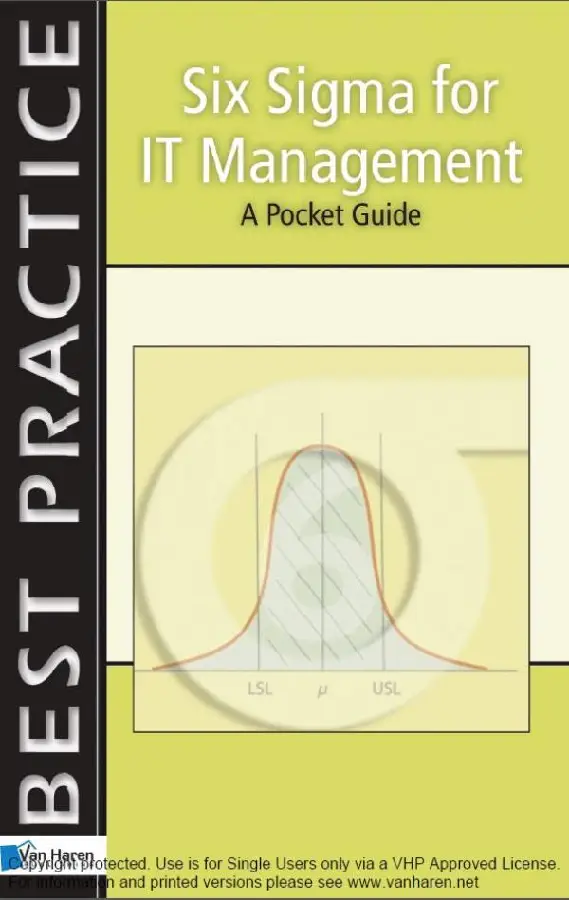 Six Sigma for IT Management - A Pocket Guide